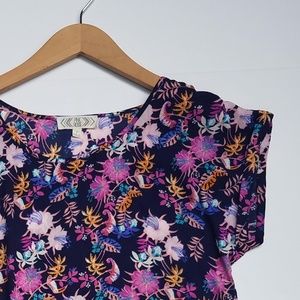 Pink Rose Short Sleeve Top